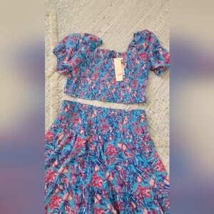 Summer Dress 2 piece Maxi